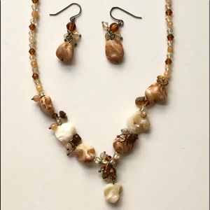 Necklace & earrings